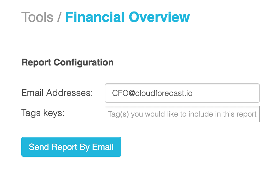 Monthly AWS Cost