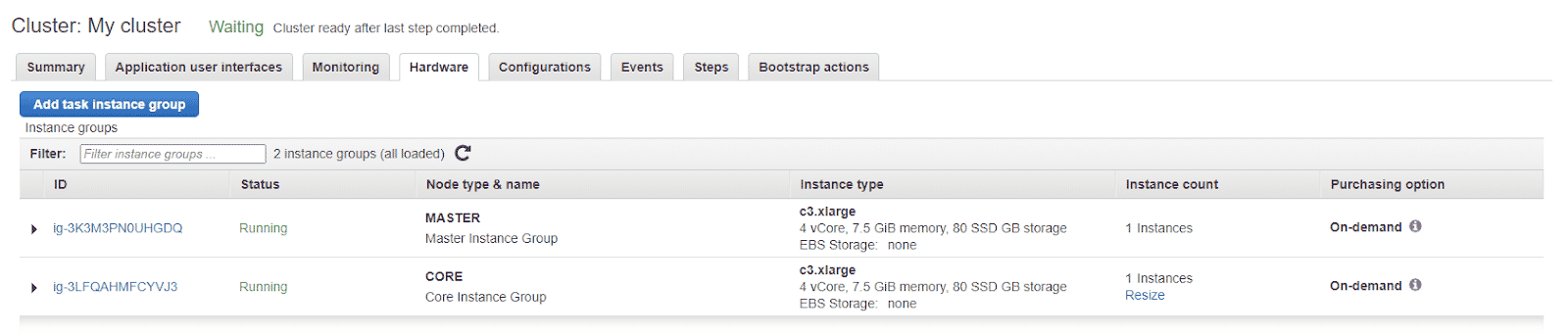 The Minimum Necessary Cluster / EMR Guide