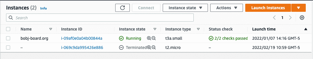 Detect unused AWS instances