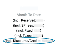 Credits and Discounts Breakout