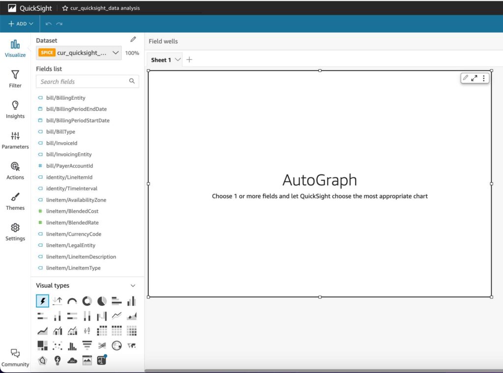 Previewing the data and unselecting or renaming fields