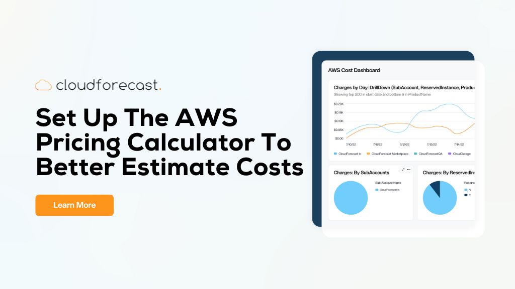 Set up the aws pricing calculator to better estimate costs
