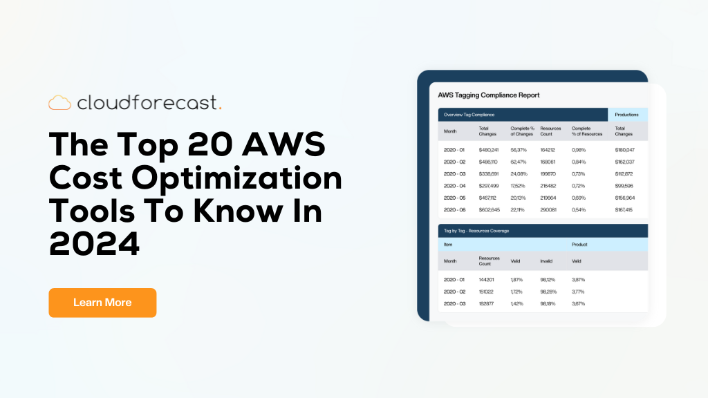 The top 20 aws cost optimization tools to know in 2024