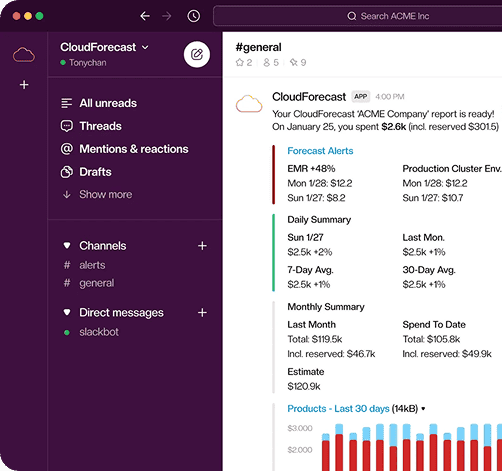 Slack integration hero