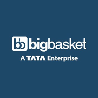 BigBasket logo showcasing 99% tagging coverage achieved with CloudForecast.