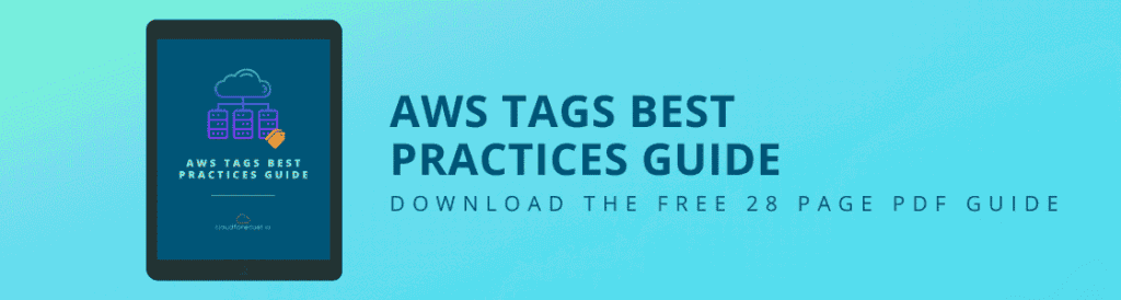 Best practice guide - AWS tags